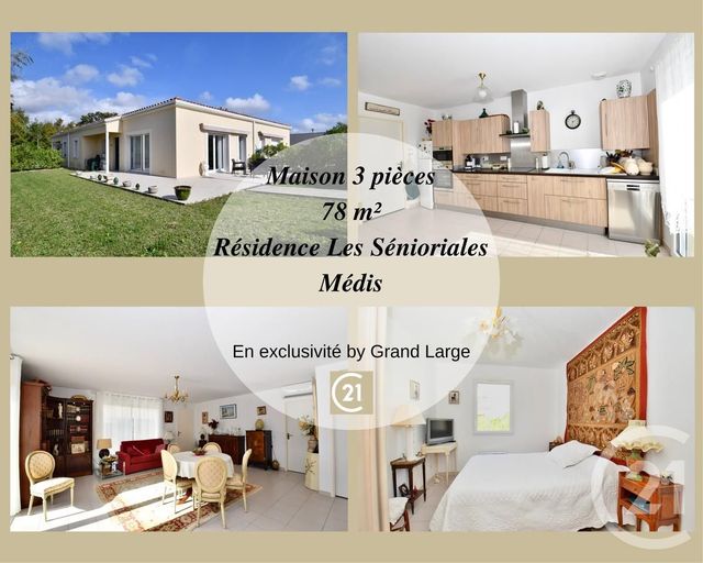 Afficher la photo en grand maison à vendre - 3 pièces - 78.27 m2 - MEDIS - 17 - POITOU-CHARENTES - Century 21 Grand Large